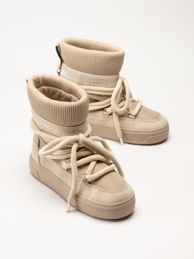 Tommy Hilfiger - TommyTech Snowboot - Beige vinterboots