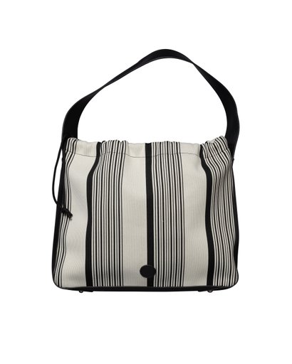 NYPD - Off White Kasse i textil med svarta ränder