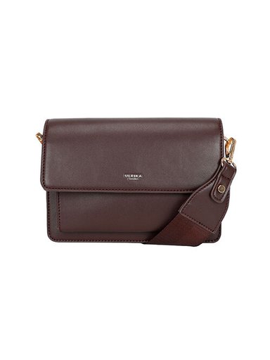 Ulrika Design - Minimalism box - Vinröd boxväska i skinnimitation