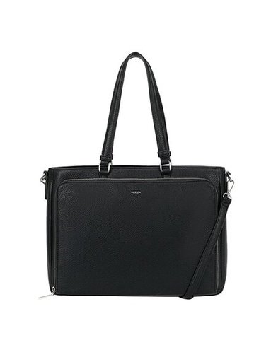 Ulrika Design - Ulrika Business - Svart väska i skinimitation för laptop 14"