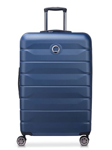 Delsey - Air Armour 77 Expandable - Mörkblå resväska expanderbar