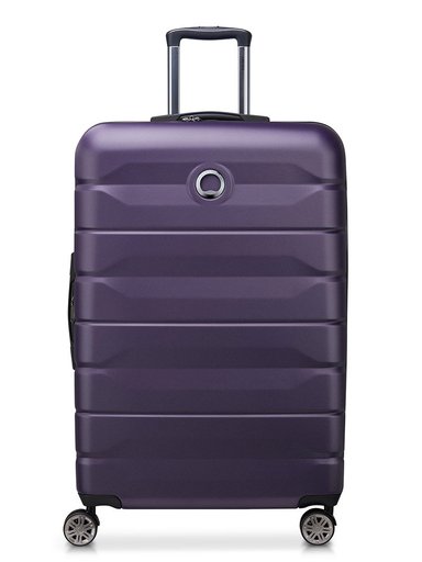 Delsey - Air Armour 77 Expandable - Mörklila resväska expanderbar