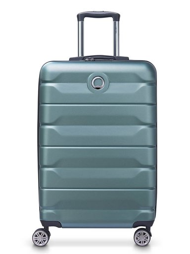 Delsey - Air Armour 68 Expandable - Ljusgrön resväska expanderbar