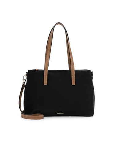 Tamaris bags - Gertraud City Shopper M - Svart handväska i tvåfärgat utförande