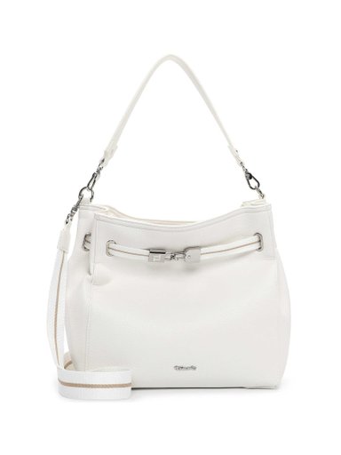 Tamaris Bags - Kirima SC handbag M - Vit medium handväska i mjuk skinnimitation