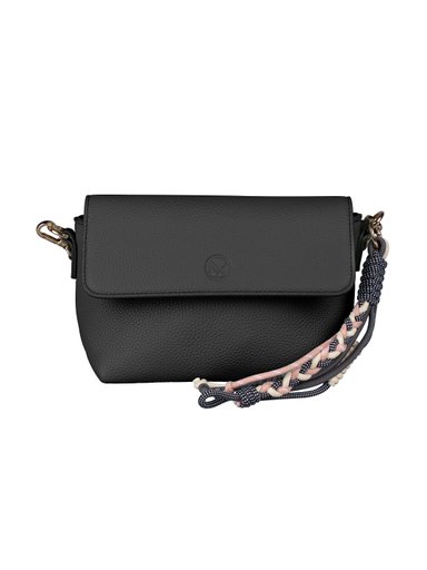 NYPD - Svart Klaffväska i PU med struktur