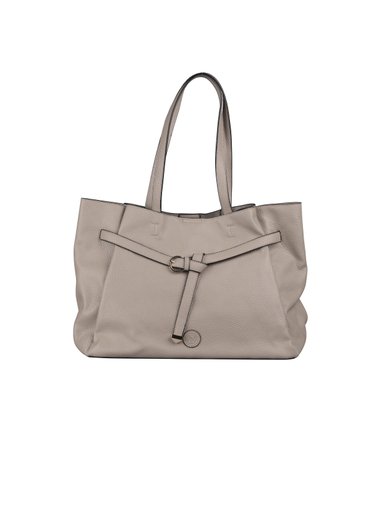 NYPD - Beige Axelväska med dekorativ knut