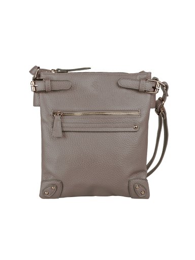 NYPD - Beige Axelremsväska med många fack