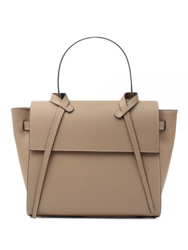 Latalia - Arezzo Bag - Beige handväska i skinn