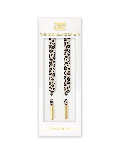The Shoelace Brand - Classic Leopard 120 - Leopardmönstrade skoband i textil