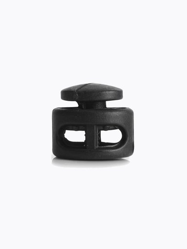 Springyard - Cord Lock Flat - Svart snörstopp