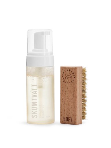 Sneakerstvätten - Rengörings Kit - Rengöringskit skumtvätt och borste