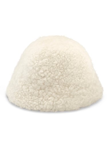 Shepherd - Beppe - Off White fårskinns mössa