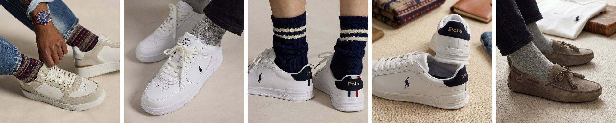 Ralph Lauren herrskor. Inspiration till varumärket