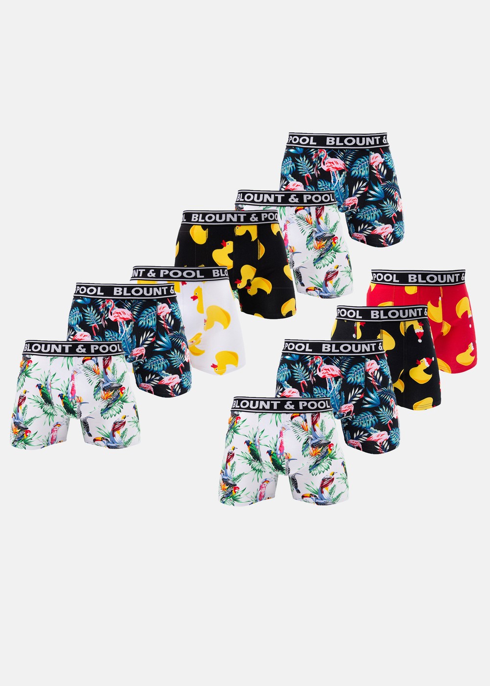 Boxer Shorts 10-Pack, Multicolour, L, Underkläder | Herr - Kläder - Underkläder | Padelspecialisterna