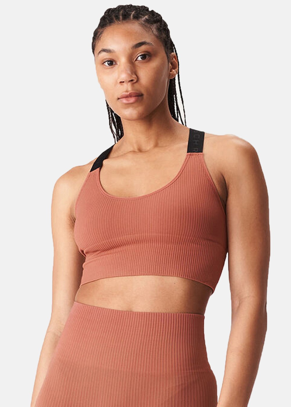 Seamless Rib Sportsbra, Copper Brown, Xs-S, Löparkläder | Sport & aktivitet - Sporter - Löpning - Löparkläder | Padelspecialisterna