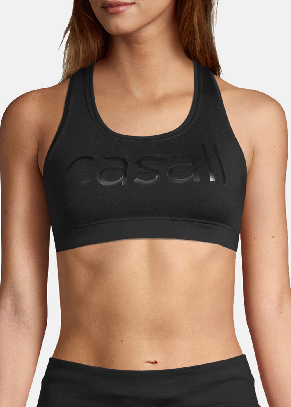 Iconic Wool Sports Bra, Black Logo, S/Ab, Sport-Bh | Dam - Aktivitet - Träningskläder - Sport-BH | Padelspecialisterna