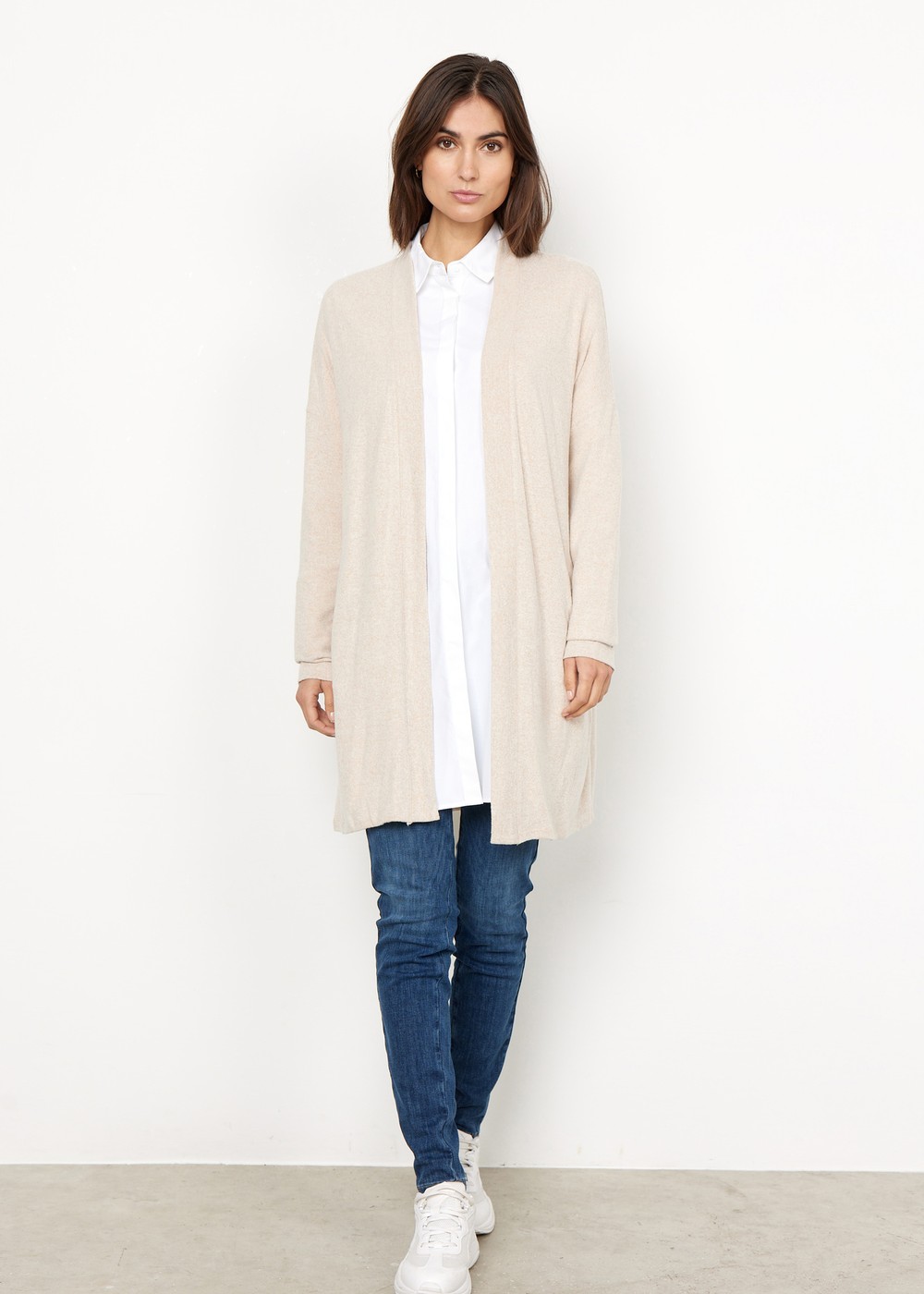 Sc-Biara 2, Cream Melange, S, Sweatshirts | Dam - Kläder - Tröjor - Sweatshirts | Padelspecialisterna