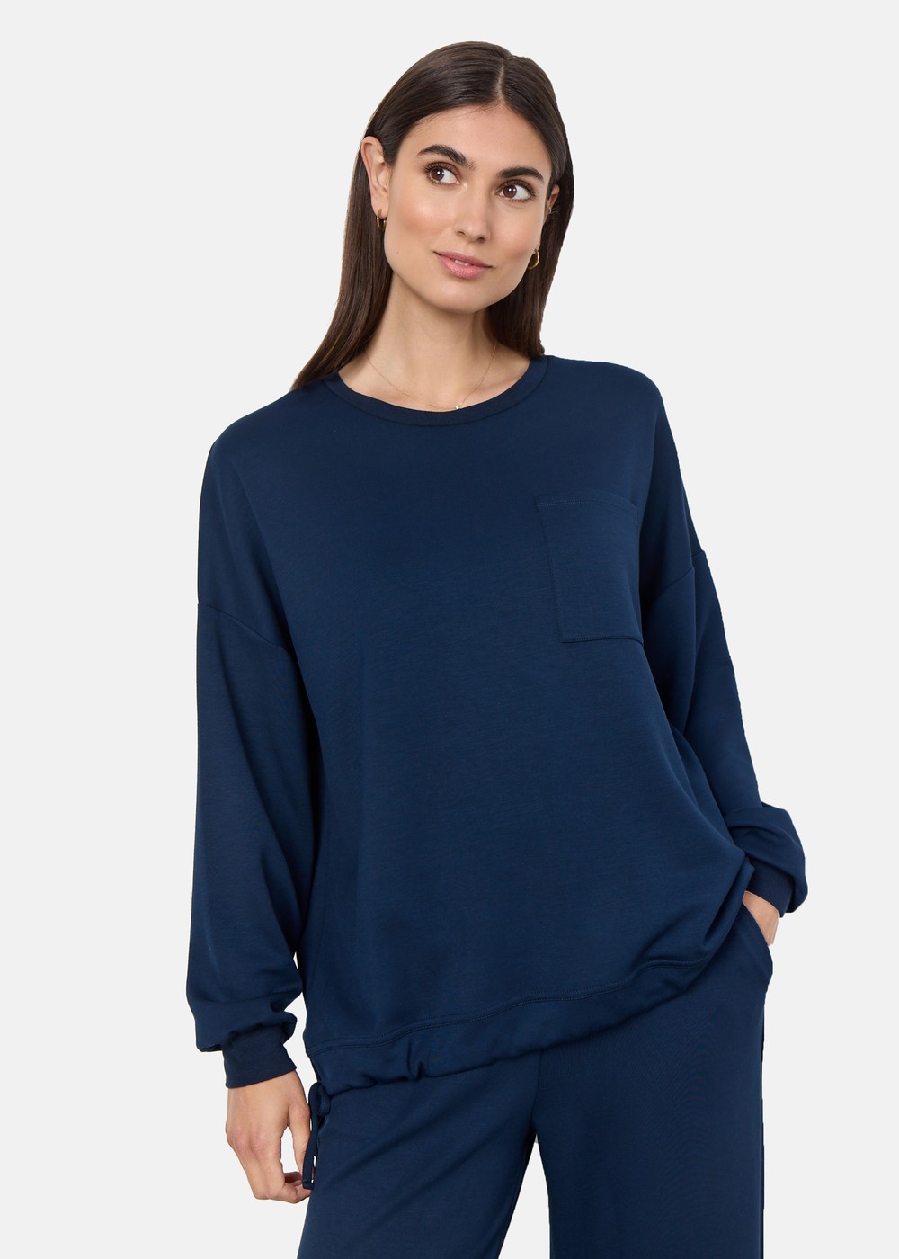 Sc-Banu 32, Navy, S, Sweatshirts | Dam - Kläder - Tröjor - Sweatshirts | Padelspecialisterna