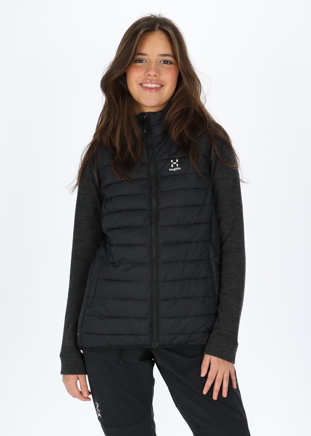 Spire Mimic Vest Women, True Black, Xs, Västar | Dam - Kläder - Jackor - Västar | Padelspecialisterna