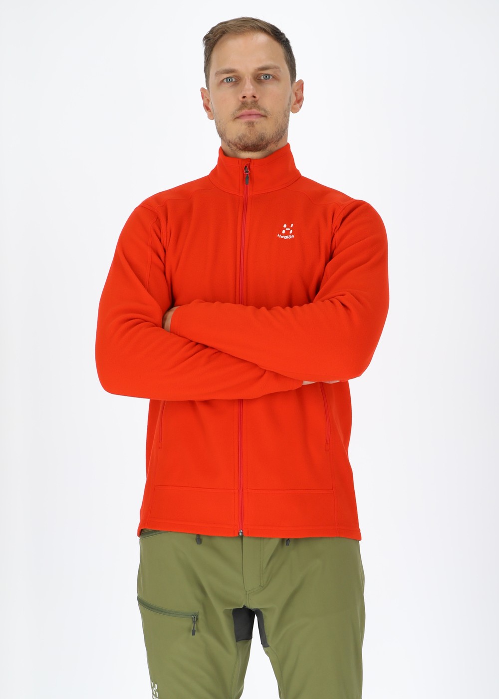 Buteo Mid Jacket Men, Habanero, L, Tröjor | Sport & aktivitet - Friluftsliv - Vandringskläder - Tröjor | Padelspecialisterna