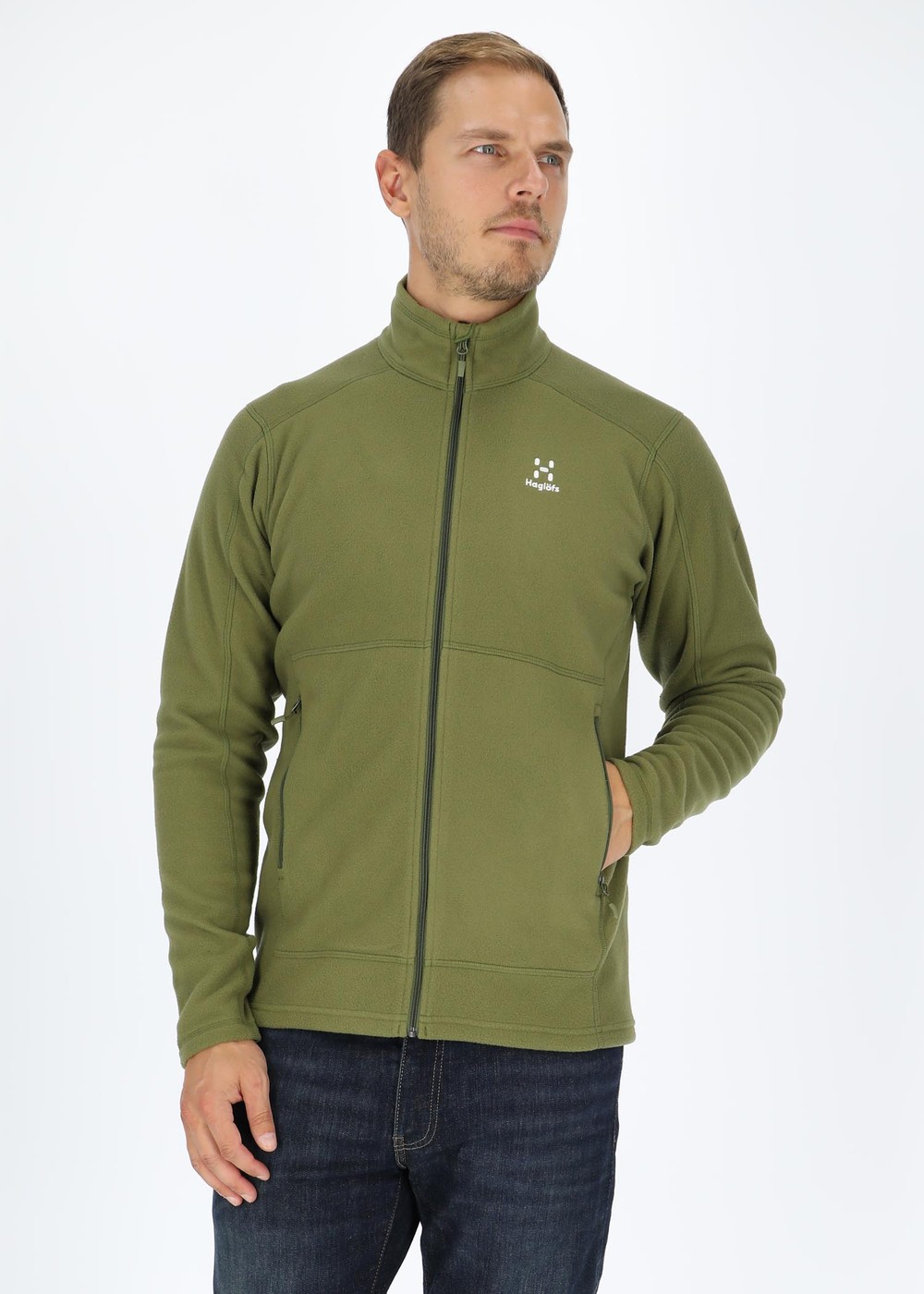 Buteo Mid Jacket Men, Olive Green, Xl, Tröjor | Sport & aktivitet - Friluftsliv - Vandringskläder - Tröjor | Padelspecialisterna