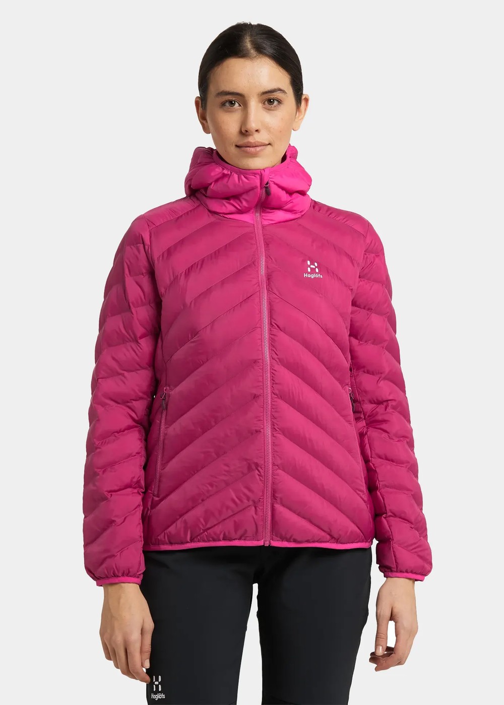 Särna Mimic Hood Women, Deep Pink/Ultra Pink, S, Vinterjackor | Dam - Kläder - Jackor - Vinterjackor | Padelspecialisterna
