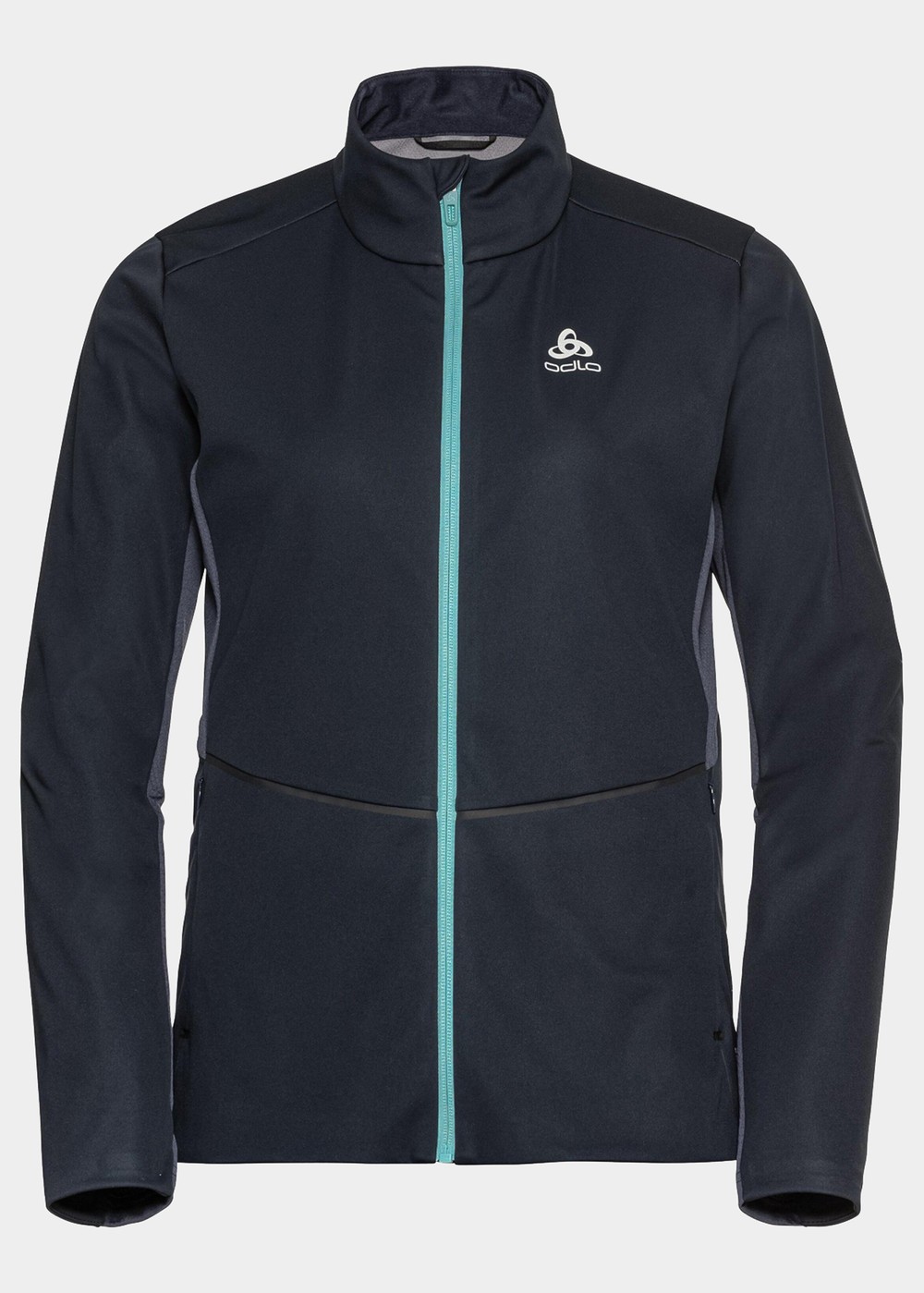Odlo W Jacket Markenes, Dark Sapphire - Reef Waters, M, Vinterlöpning | Sport & aktivitet - Sporter - Löpning - Vinterlöpning | Padelspecialisterna