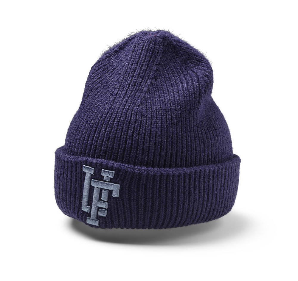 Spinback Rib Knitted Beanie, Navy China Blue, Onesize, Pannband | Dam - Accessoarer - Mössor & Pannband | Padelspecialisterna