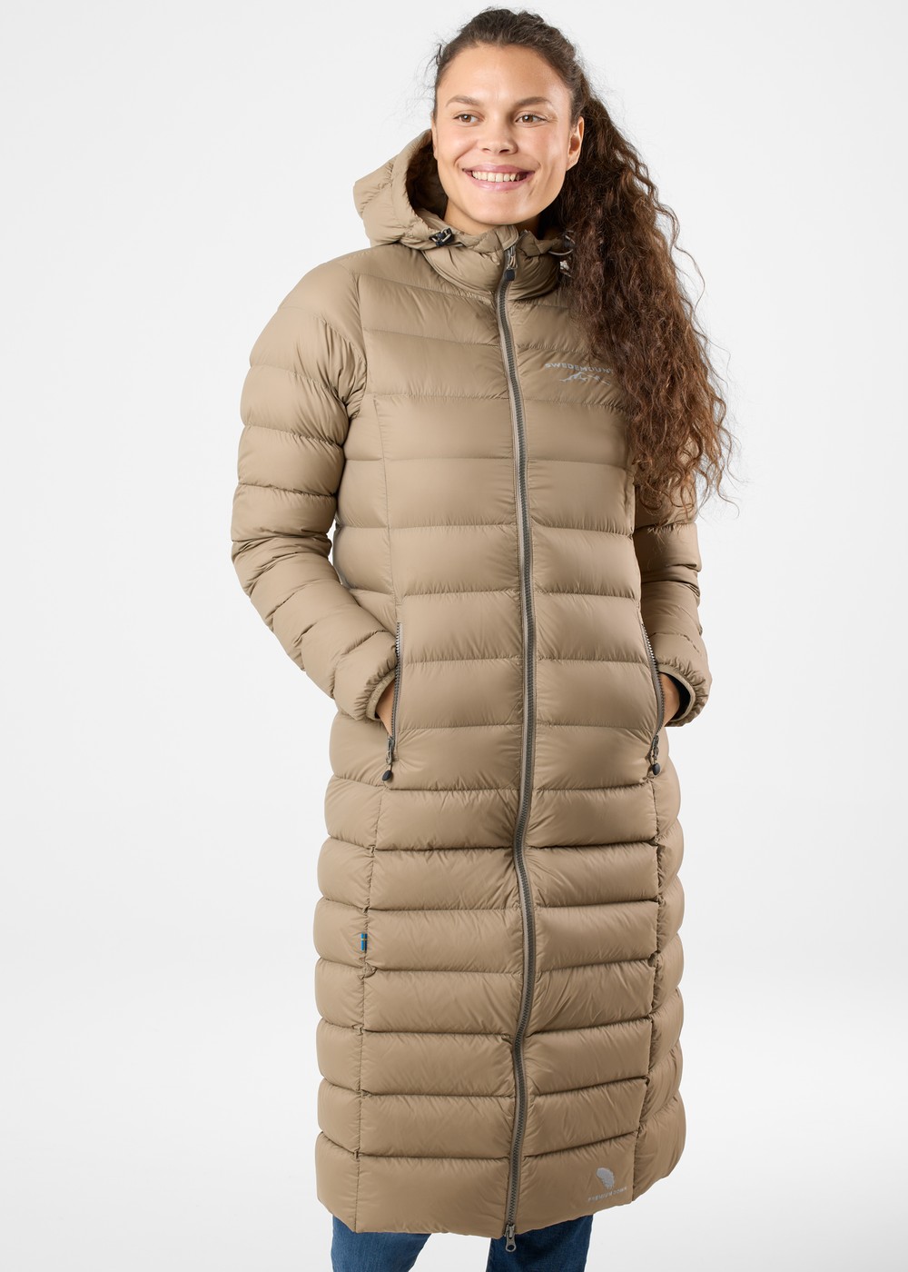 Östersund Long Down Coat W, Cappuccino/Cappuccino, 36, Vinterjackor | Dam - Kläder - Jackor - Vinterjackor | Padelspecialisterna