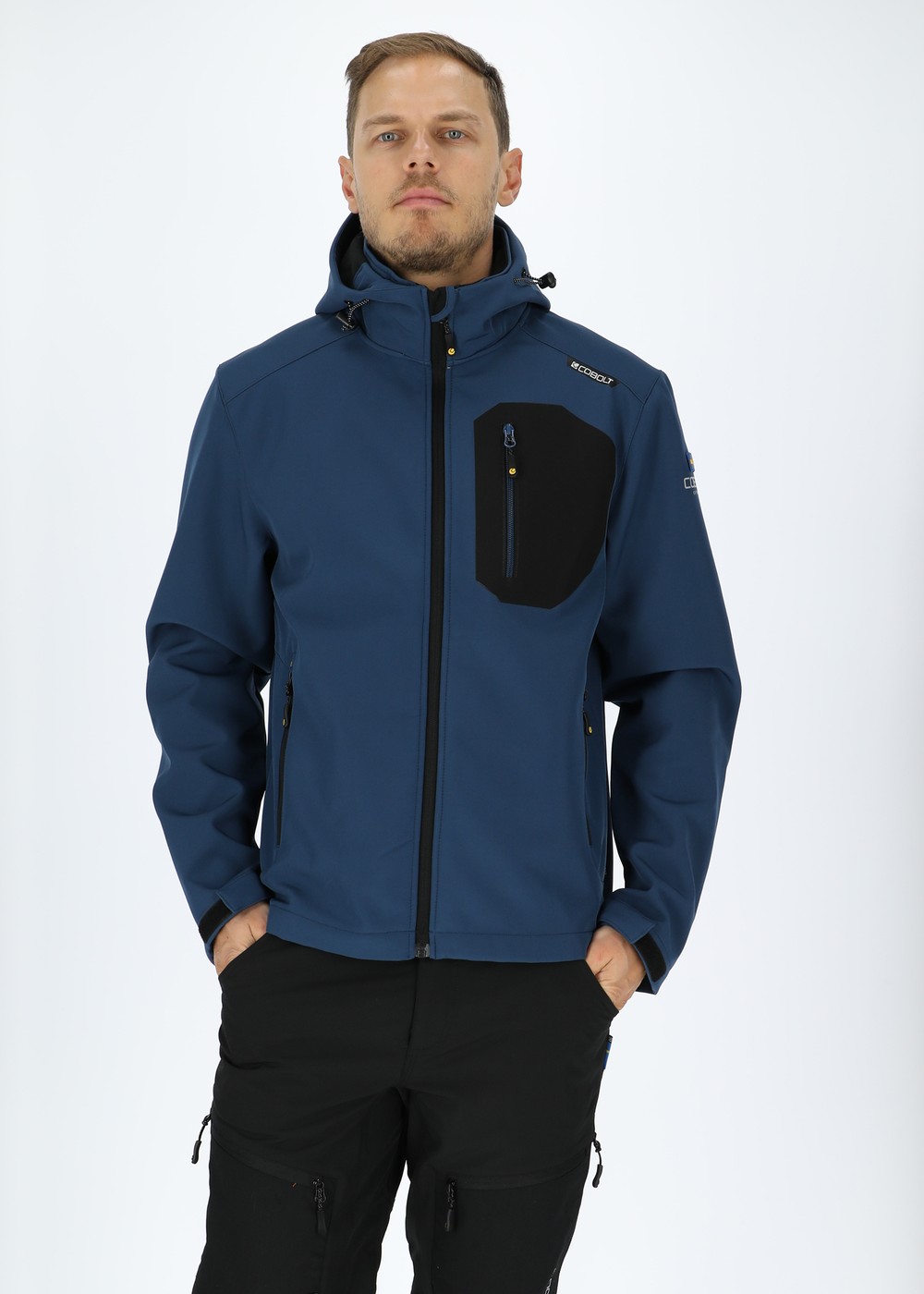 Solna Softshell Jacket, Dk.Denim, 2xl, Softshelljackor | Herr - Kläder - Jackor - Softshelljackor | Padelspecialisterna