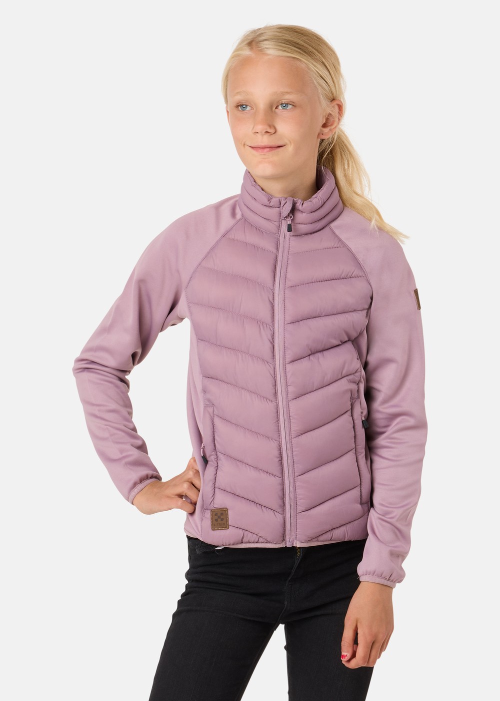 Hybrid Jacket Jr, Dk. Mauve/Dk. Mauve, 160, Jackor | Sport & aktivitet - Friluftsliv - Vandringskläder - Jackor | Padelspecialisterna