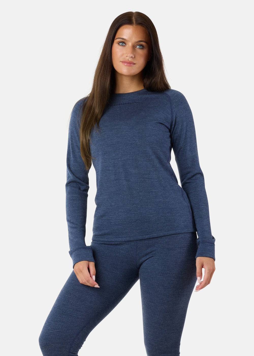 Nepal Wool Terry Merino Crewneck W, Navy Melange, 36, Ullunderställ | Sport & aktivitet - Friluftsliv - Vandringskläder - Underställ - Ullunderställ | Padelspecialisterna