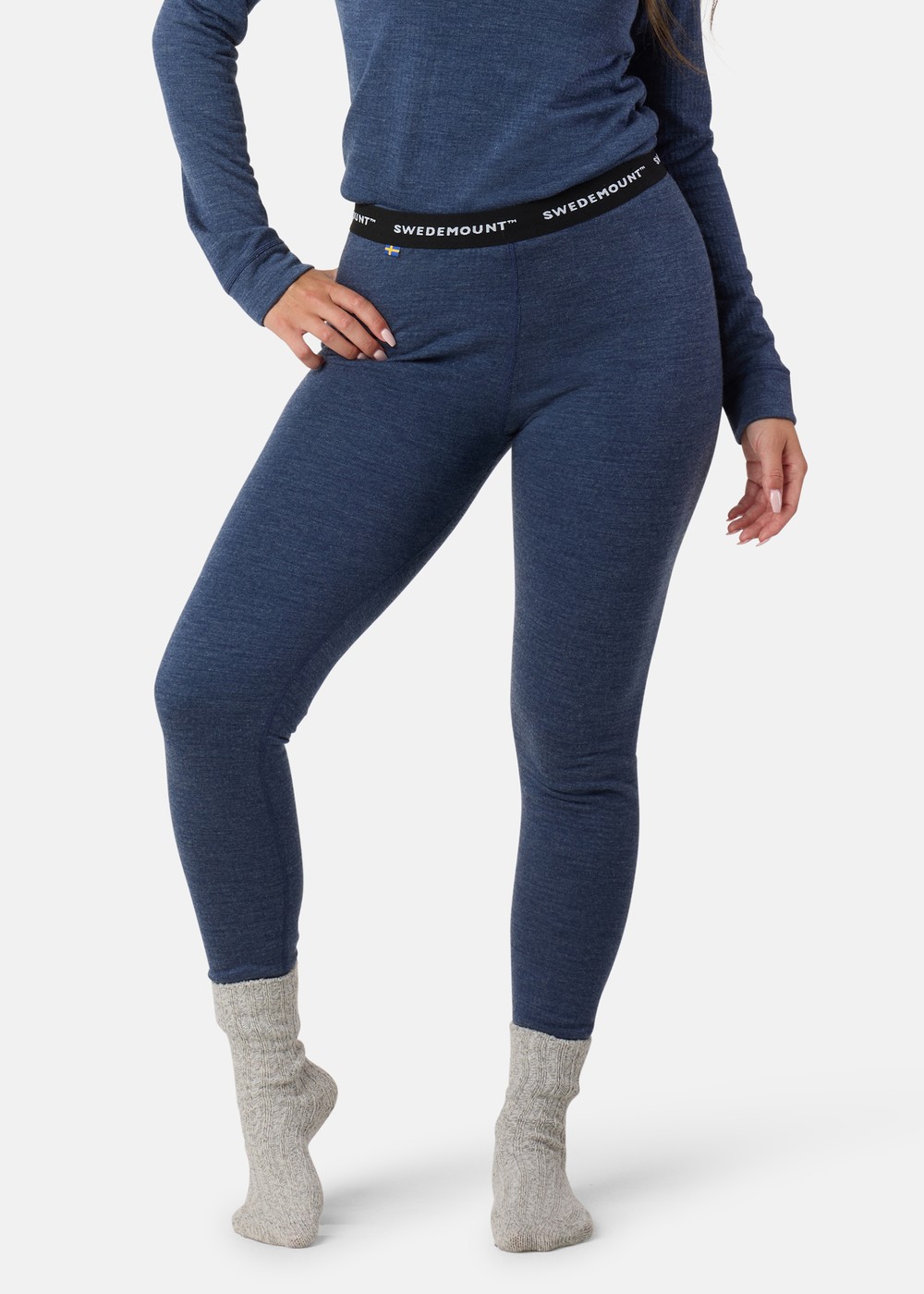 Nepal Wool Terry Merino Pants W, Navy Melange, 36, Ullunderställ | Sport & aktivitet - Friluftsliv - Vandringskläder - Underställ - Ullunderställ | Padelspecialisterna