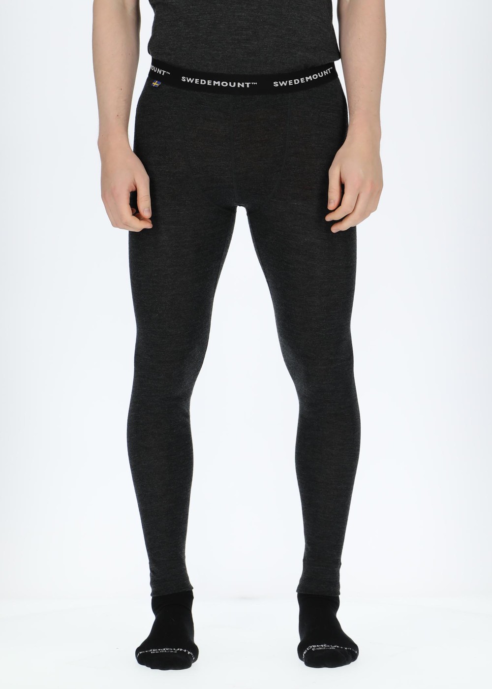 Himalaya Merino Wool Pants, Charcoal Melange, M, Ullunderställ | Sport & aktivitet - Friluftsliv - Vandringskläder - Underställ - Ullunderställ | Padelspecialisterna