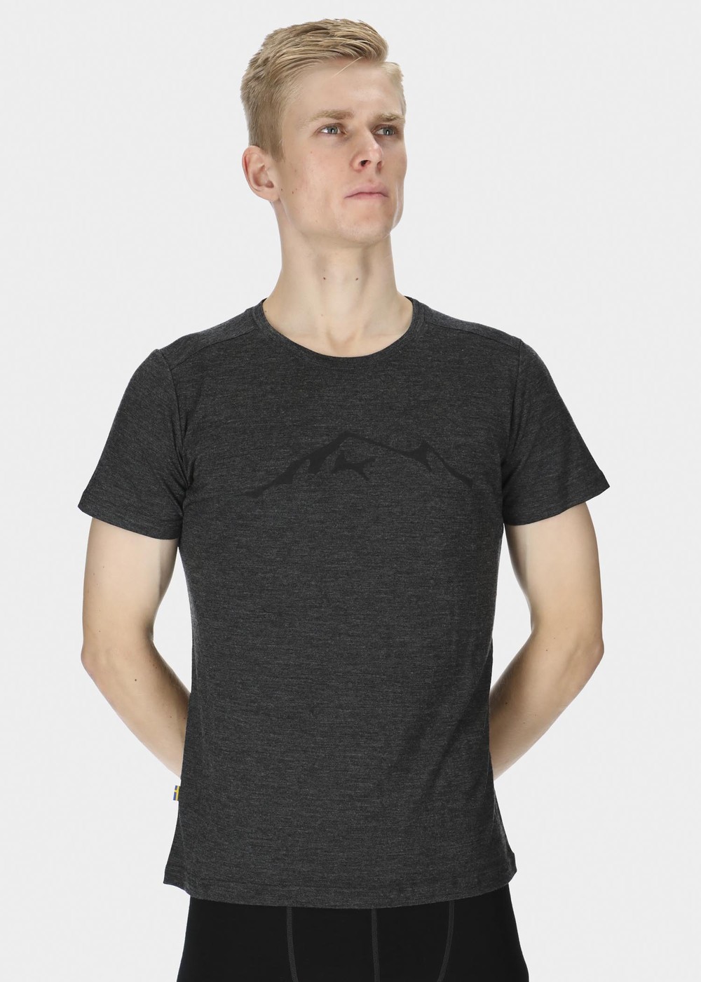 Himalaya Merino Wool Tee, Charcoal Melange, 2xl, T-Shirts | Herr - Aktivitet - Outdoorkläder - T-shirts | Padelspecialisterna