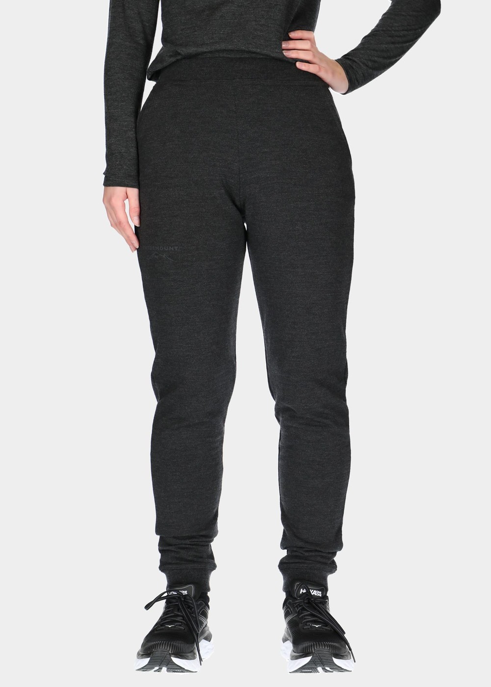 Katmandu Merino Wool Pants W, Charcoal Melange, 34, Sweatpants | Dam - Aktivitet - Träningskläder - Sweatpants | Padelspecialisterna