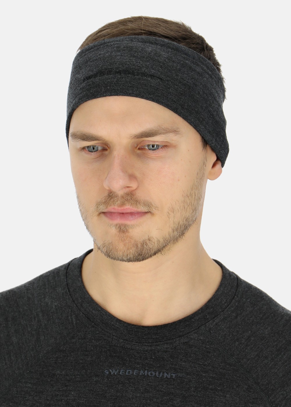Nepal Wool Terry Merino Headband, Charcoal Melange, Onesize, Mössor | Herr - Aktivitet - Outdoorkläder - Mössor | Padelspecialisterna