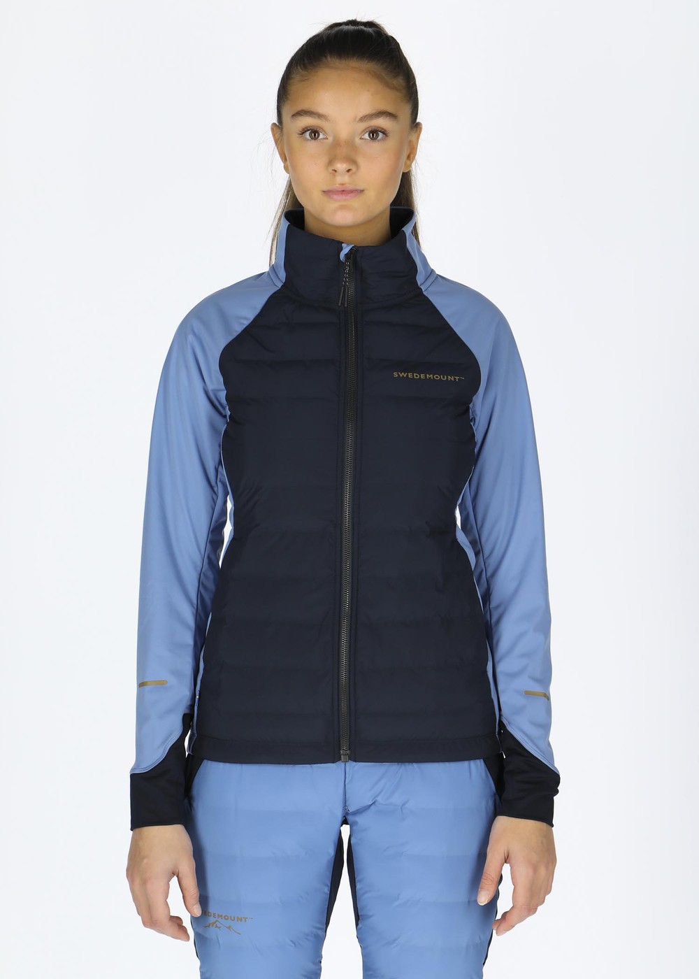 Nordic Hybrid Jacket W, Dusty Blue/Navy, 44, Längdskidjackor | Dam - Kläder - Jackor - Längdskidjackor | Padelspecialisterna