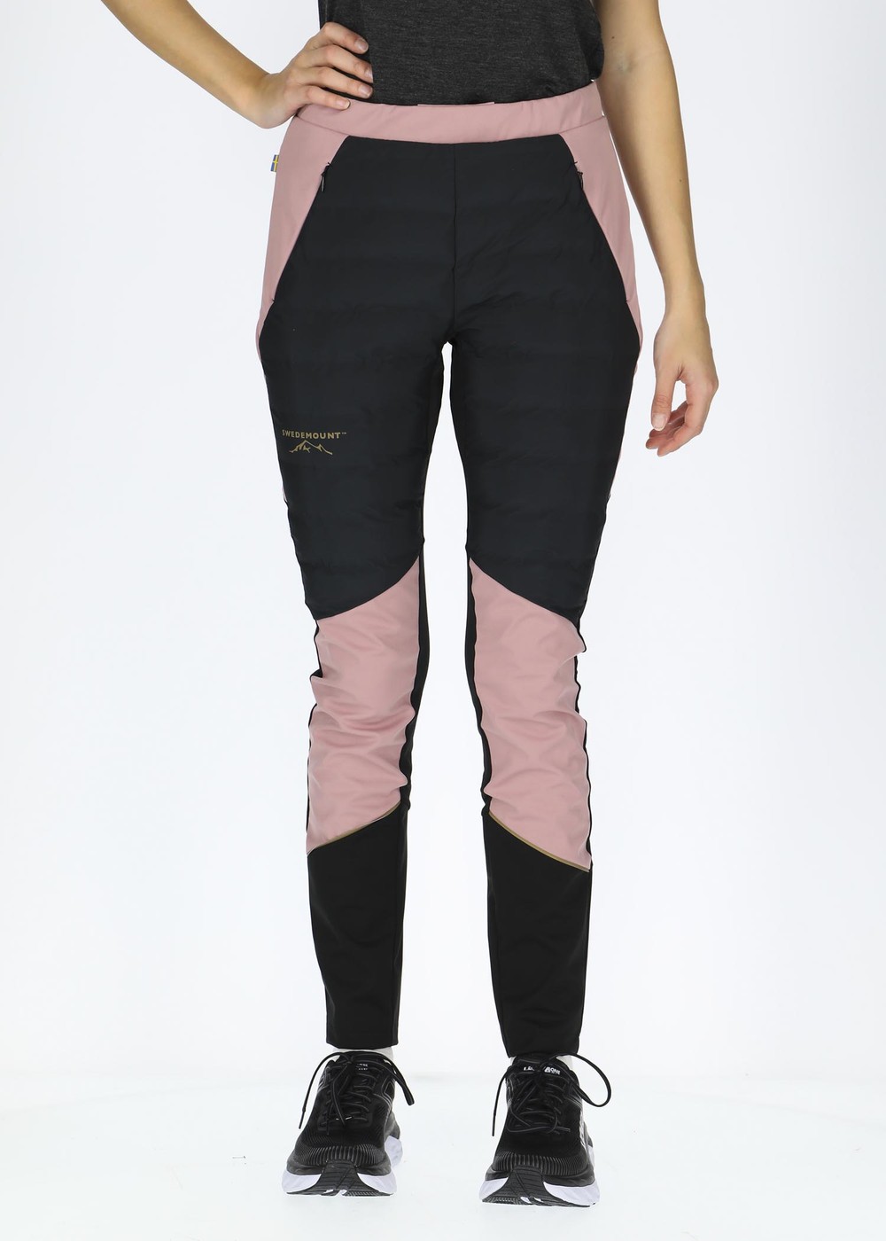 Nordic Hybrid Tights W, Dusty Rose/Charcoal, 44, Vinterlöpning | Sport & aktivitet - Sporter - Löpning - Vinterlöpning | Padelspecialisterna