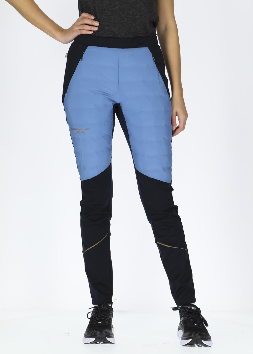 Nordic Hybrid Tights W, Dusty Blue/Navy, 44, Vinterlöpning | Sport & aktivitet - Sporter - Löpning - Vinterlöpning | Padelspecialisterna