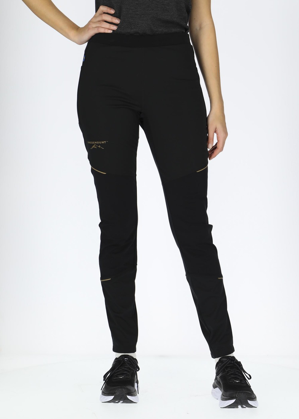 Nordic Wind Tights W, Black/Charcoal, 46, Vinterlöpning | Sport & aktivitet - Sporter - Löpning - Vinterlöpning | Padelspecialisterna
