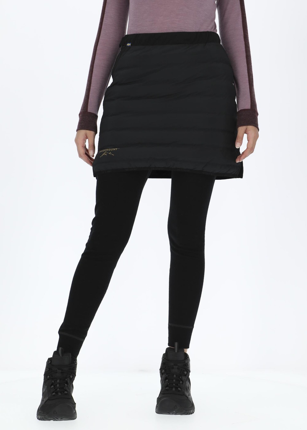 Nordic Hybrid Skirt W, Black/Charcoal, 44, Vinterlöpning | Sport & aktivitet - Sporter - Löpning - Vinterlöpning | Padelspecialisterna