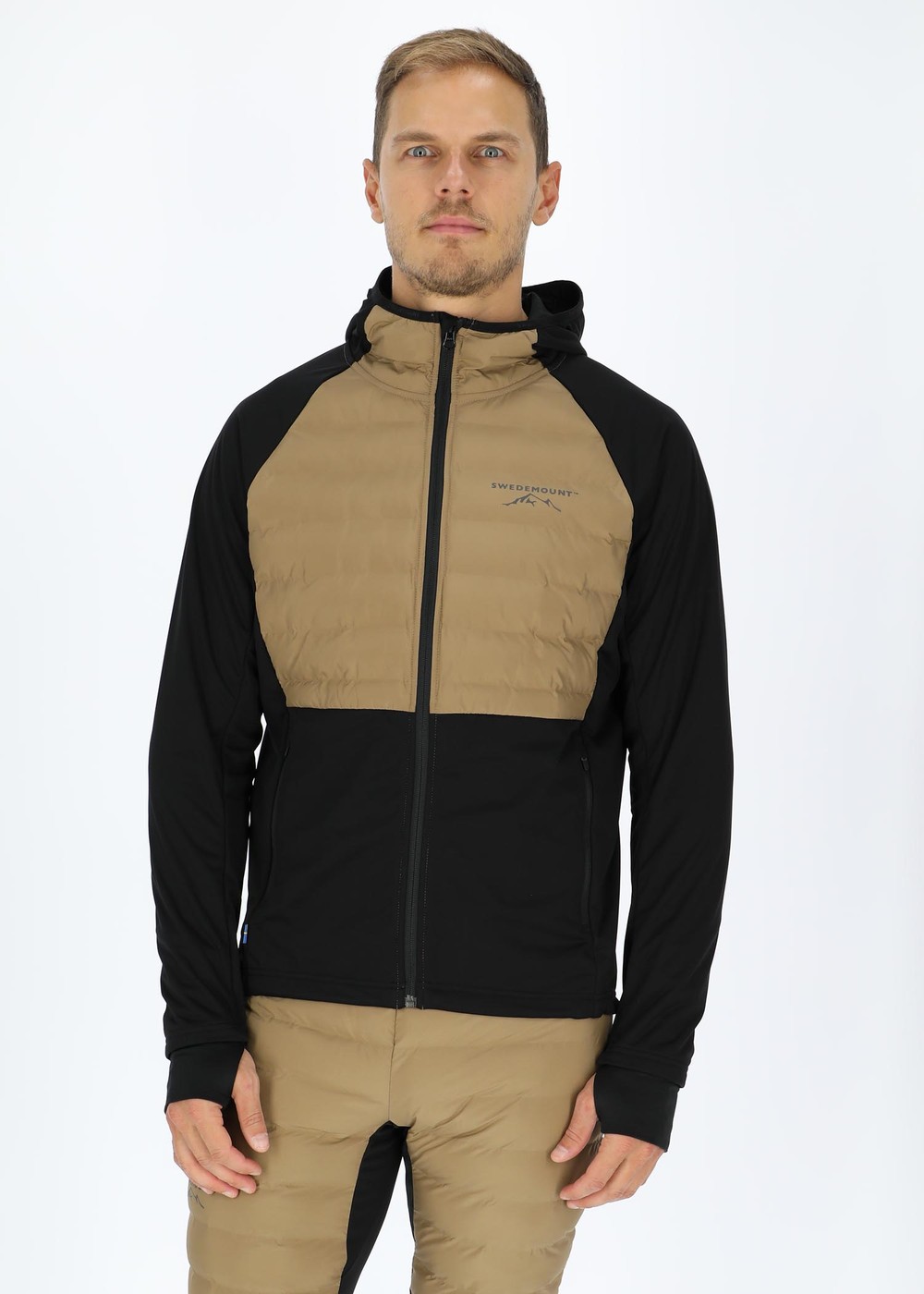 Nordic Hybrid Hooded Jacket, Black/Cappuccino, M, Längdskidkläder | Sport & aktivitet - Sporter - Längdskidåkning - Längdskidkläder | Padelspecialisterna