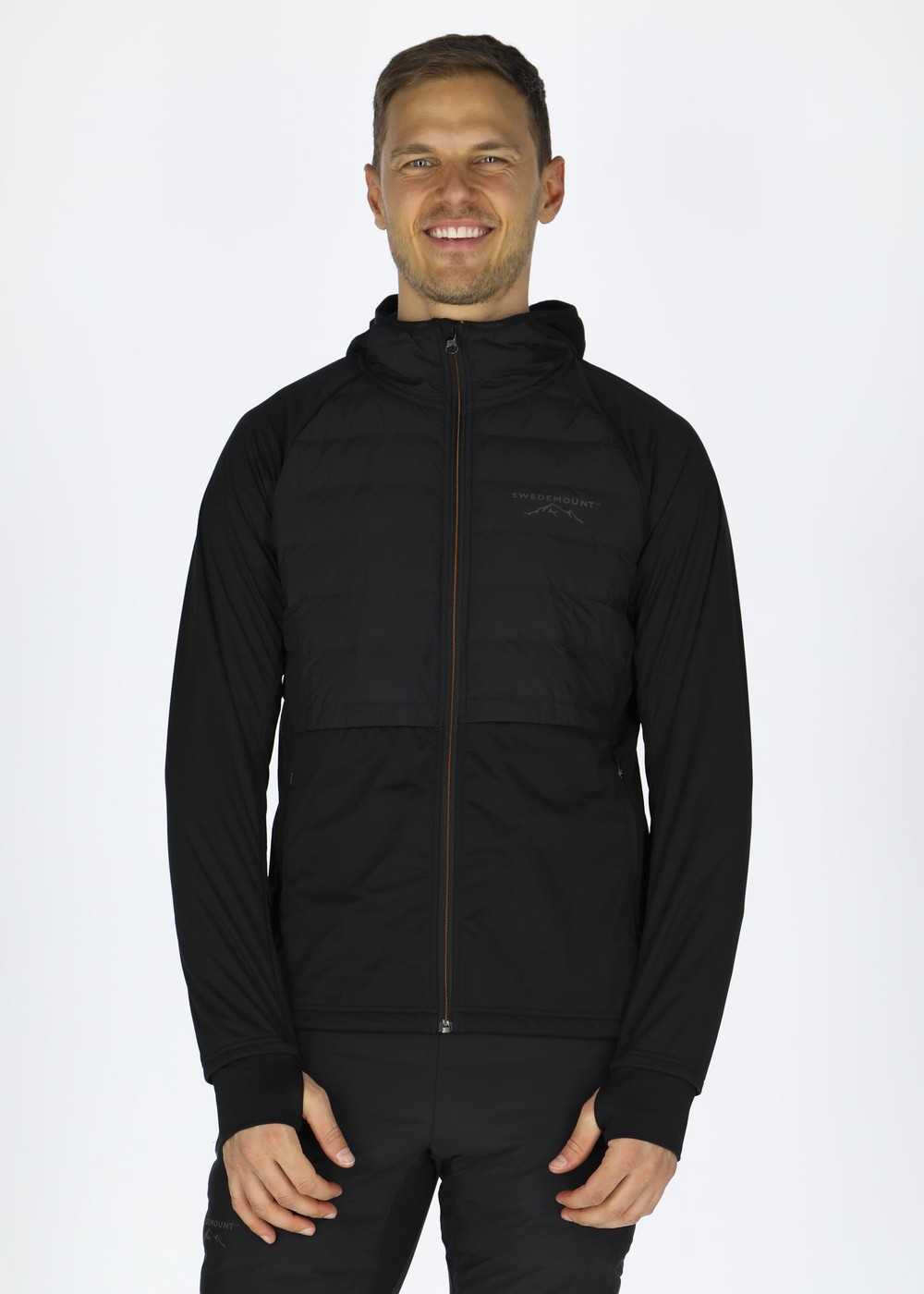 Nordic Hybrid Hooded Jacket, Black/Charcoal, M, Längdskidkläder | Sport & aktivitet - Sporter - Längdskidåkning - Längdskidkläder | Padelspecialisterna