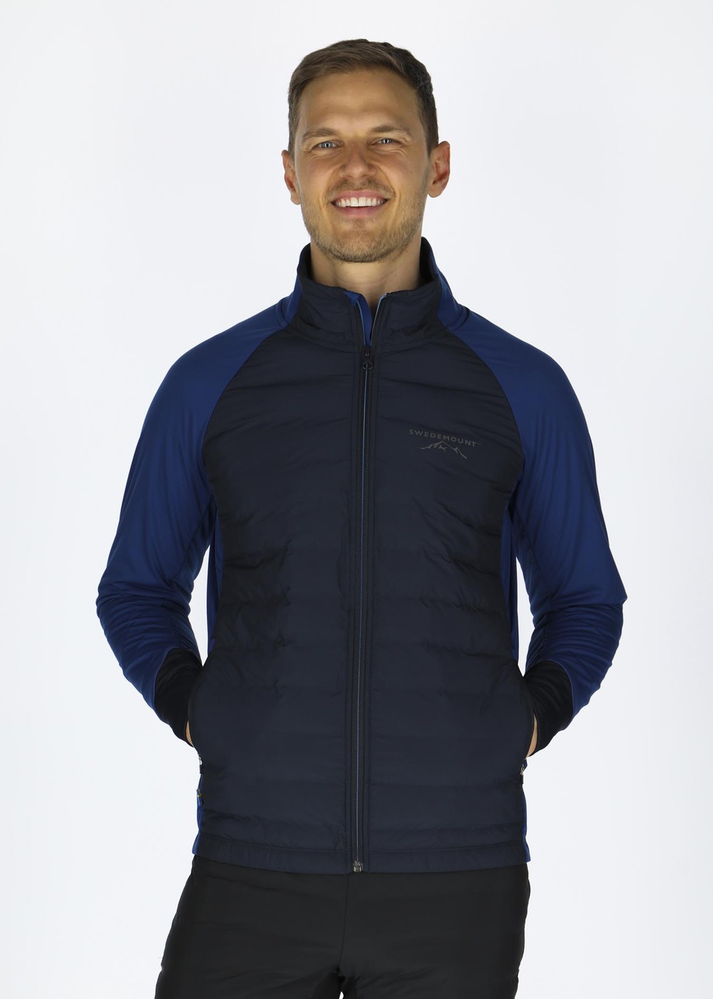 Nordic Hybrid Jacket, Navy/Imperial Blue, S, Längdskidjackor | Herr - Kläder - Jackor - Längdskidjackor | Padelspecialisterna