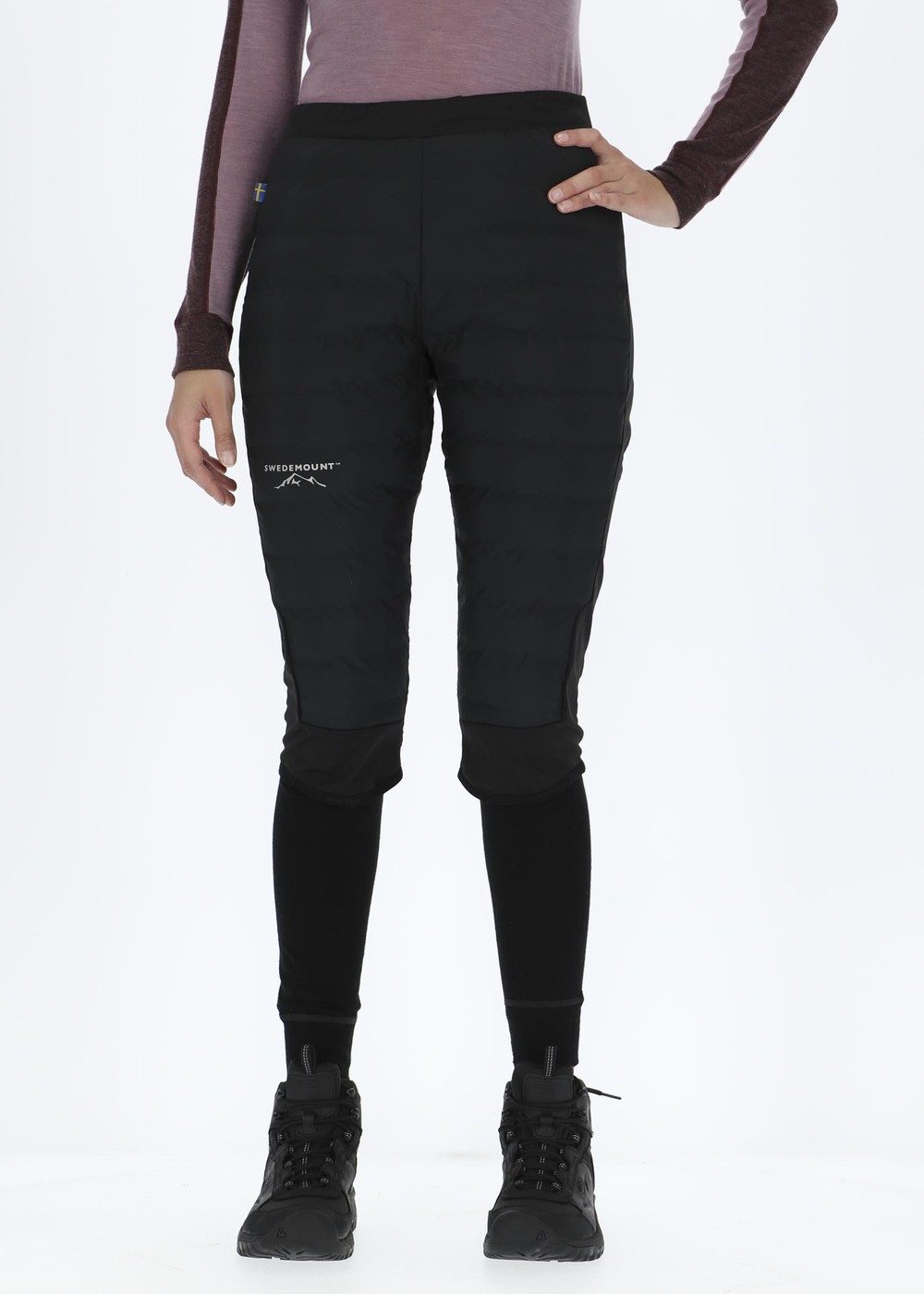Thermal Insulation Long Shorts W, Black/Charcoal, 44, Vandringsshorts | Dam - Kläder - Shorts - Vandringsshorts | Padelspecialisterna