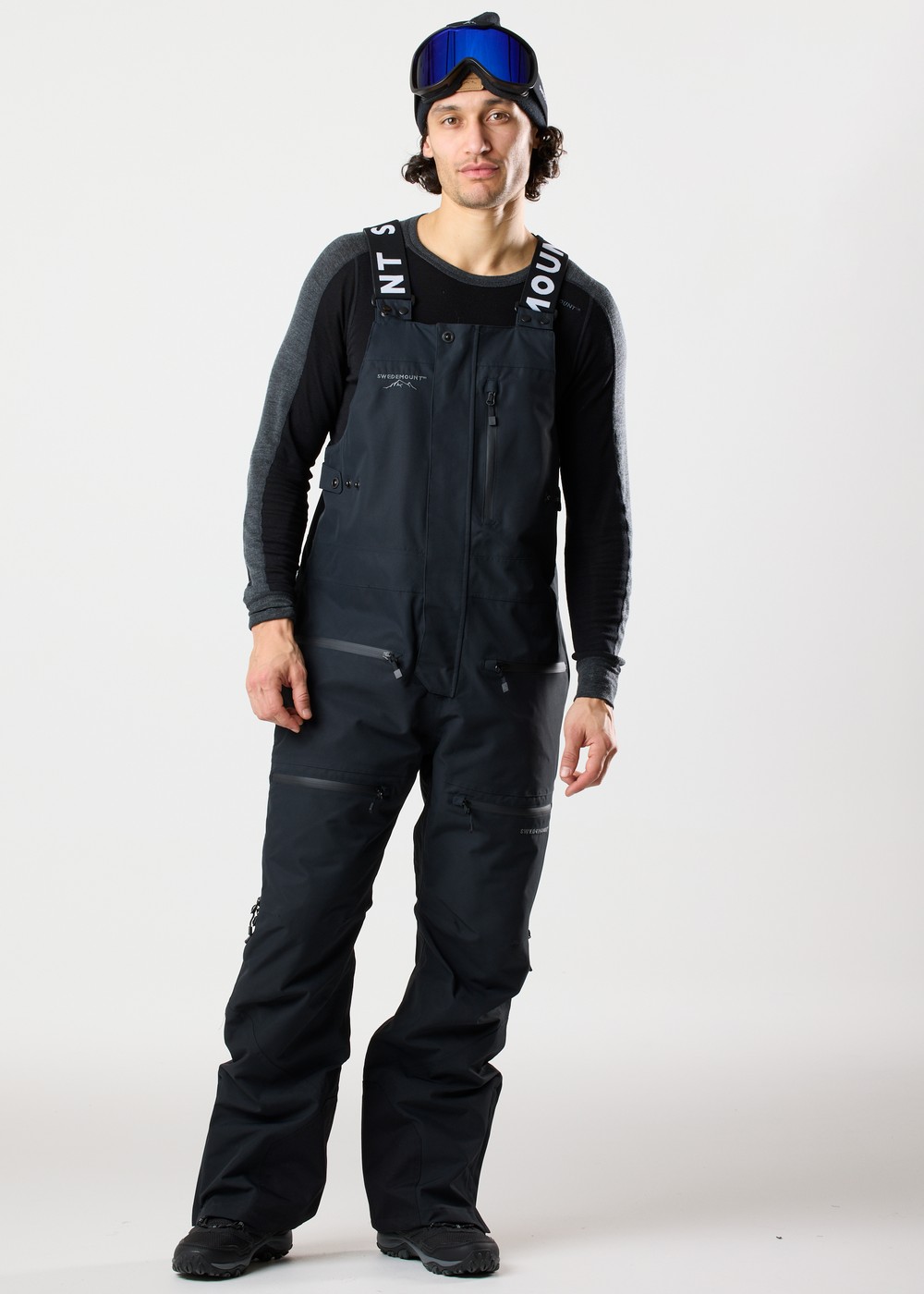 Freeride Bib Pants, Black/Black, Xs, Skidbyxor | Herr - Kläder - Byxor - Skidbyxor | Padelspecialisterna