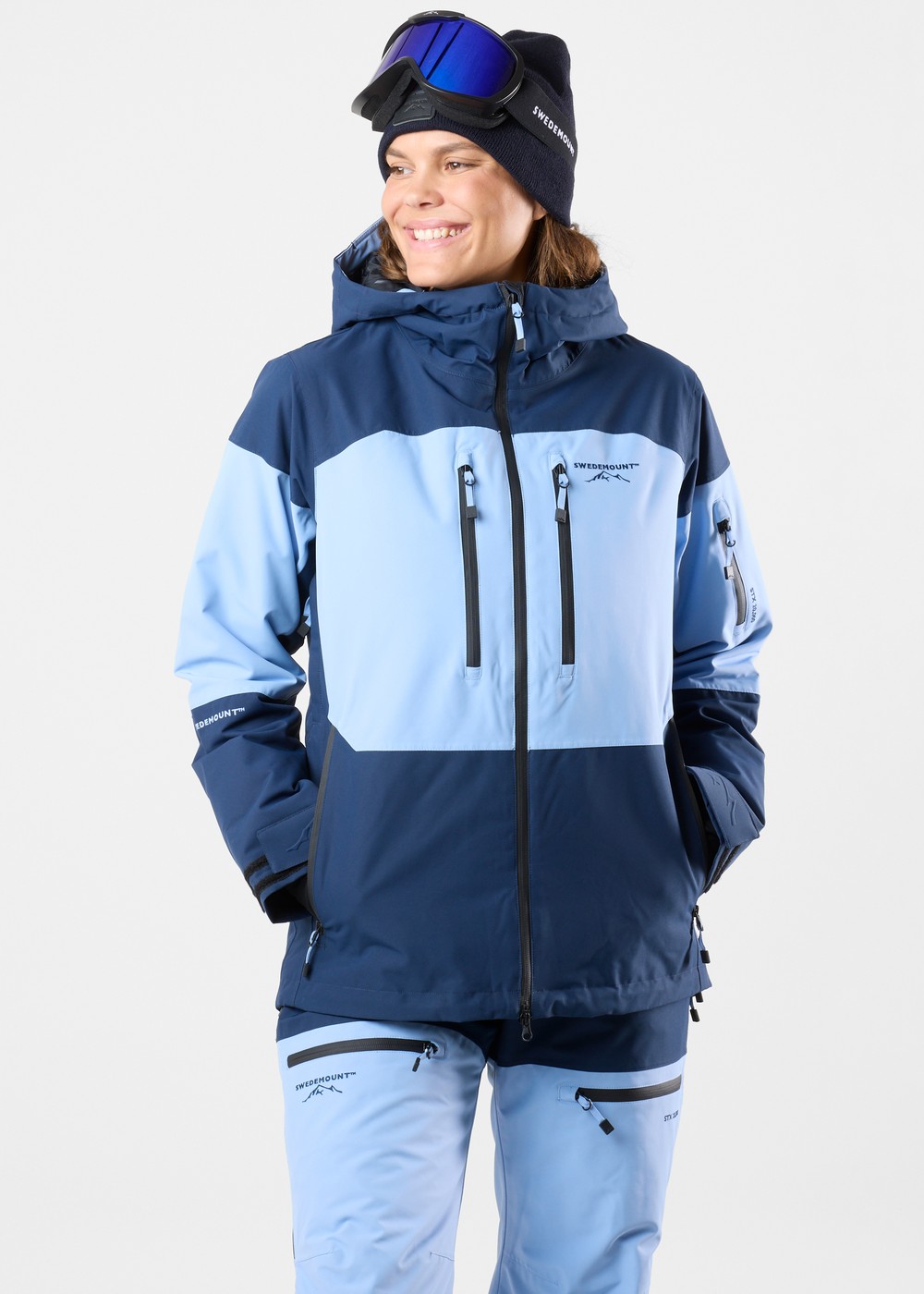 Freeride Jacket W, Dusty Blue/Midnight Navy, 46, Skidjackor | Dam - Kläder - Jackor - Skidjackor | Padelspecialisterna