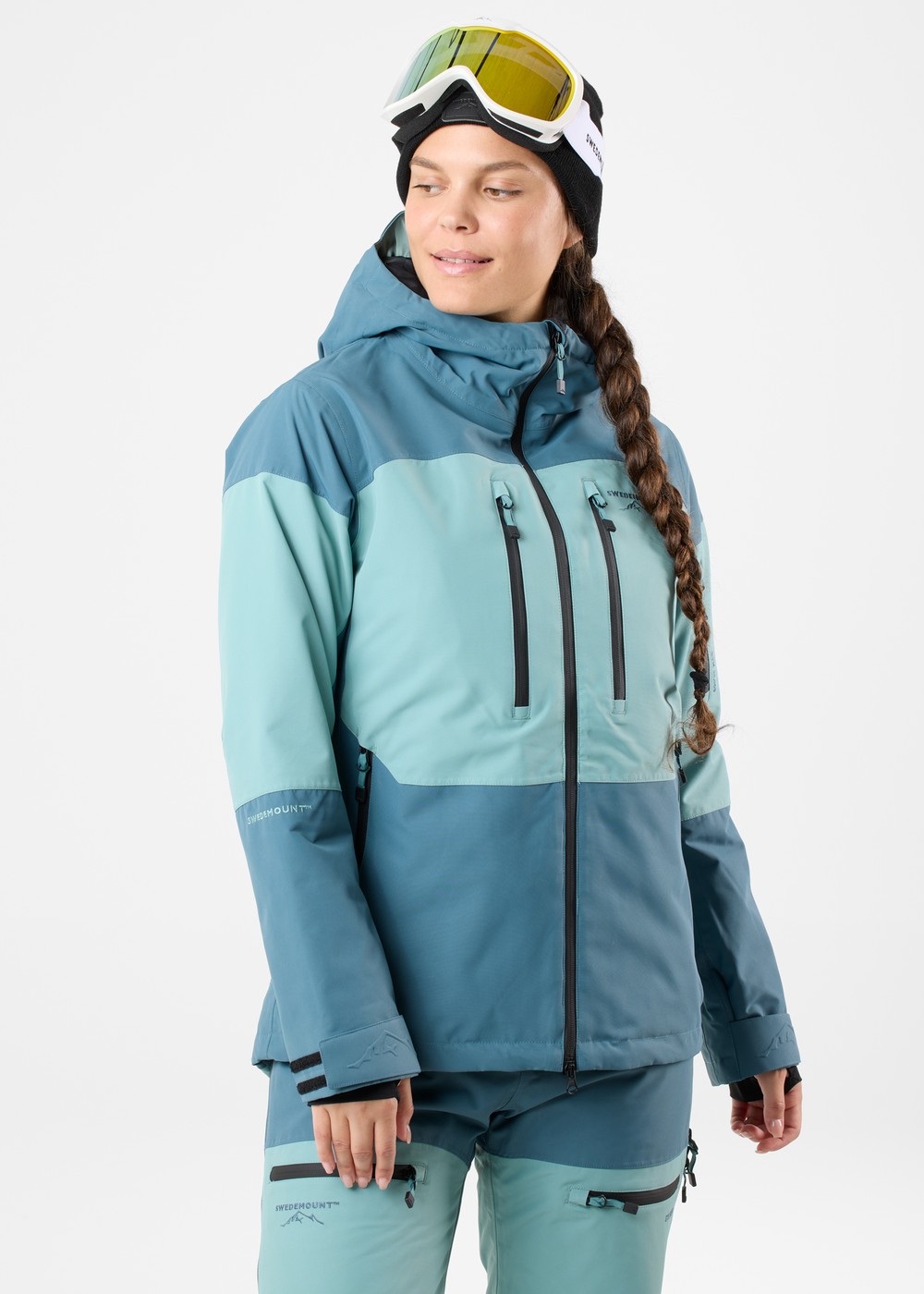 Freeride Jacket W, Seaweed Green/Dk Seaweed Green, 48, Skidjackor | Dam - Kläder - Jackor - Skidjackor | Padelspecialisterna